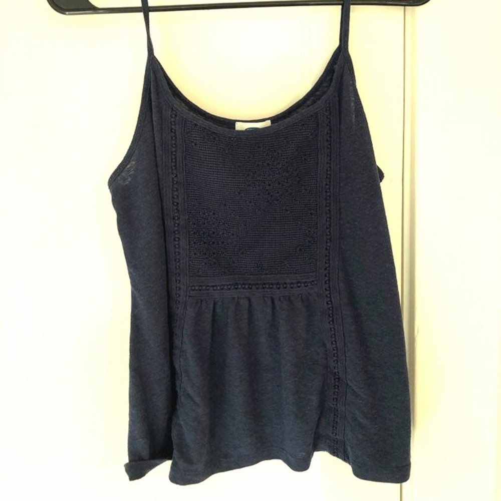 Knit lace tank top - Picture 1 of 3